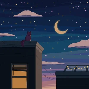 City Nights cover art by Purrple Cat